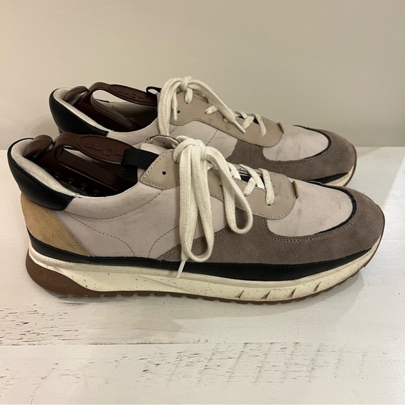 Madewell Mens Kickoff Trainer Sneakers Canvas and Suede, 13 - Picture 1 of 9